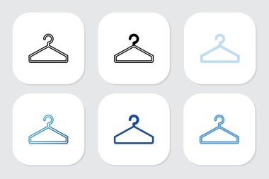 Çeşitli tasarım biçimlerine sahip askı simgeleri