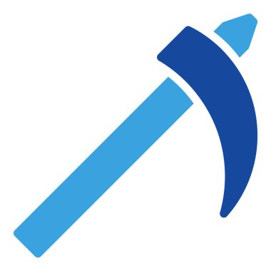 Hoe simgesi veya logo illüstrasyon kabartma biçimi