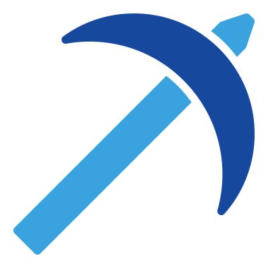 Hoe simgesi veya logo illüstrasyon kabartma biçimi