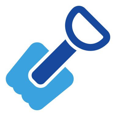 Kürek simgesi ya da logo illüstrasyon şekli