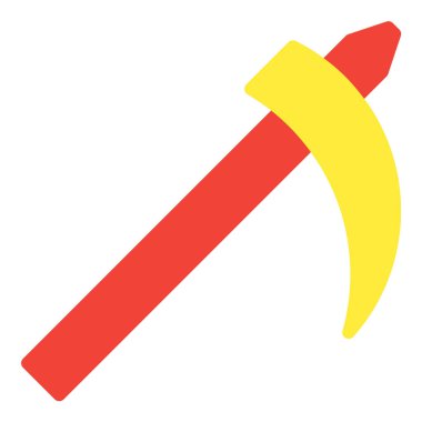 Hoe simgesi ya da logo resimleme düz renk