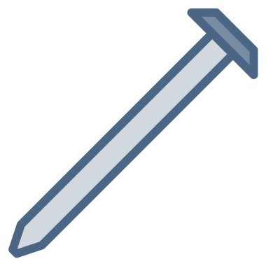 Simgeyi veya logo illüstrasyon ana hatlarını siyah biçiminde vidalayın