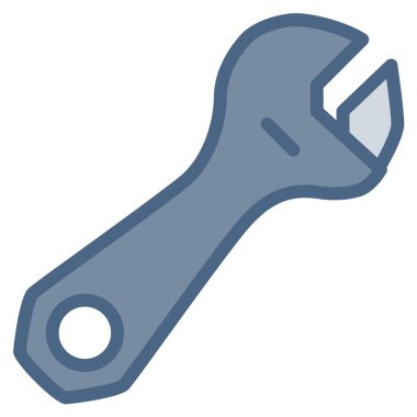 Simge veya logo illüstrasyon çizgisi siyah biçimi