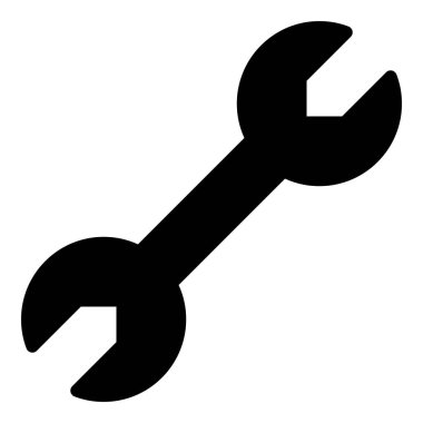 Simge veya logo illüstrasyon çizgisi siyah biçimi