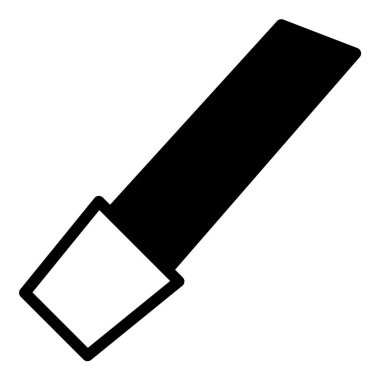 Kesici simgesi veya logo illüstrasyon ana hatları siyah stil