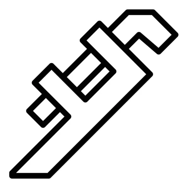 Simge veya logo illüstrasyon çizgisi siyah biçimi