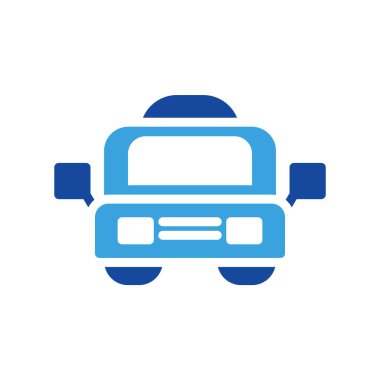 Araba simgesi vektörü veya logo illüstrasyon biçimi 