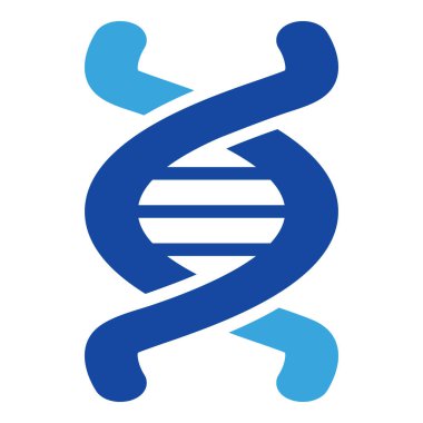 DNA simgesi ya da logo illüstrasyon şekli