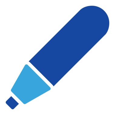 İşaretleyici simgesi ya da logo illüstrasyon şekli