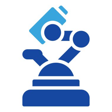 mikroskop simgesi veya logo illüstrasyon şekli