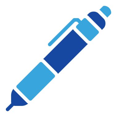 kalem simgesi ya da logo illüstrasyon şekli