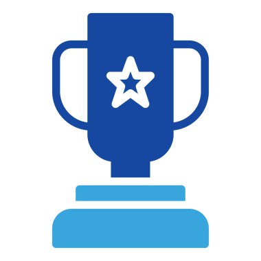 kupa simgesi veya logo illüstrasyon kabartma biçimi