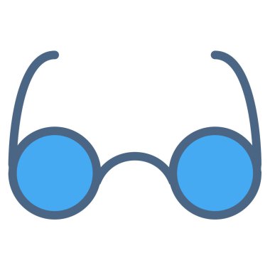 Güneş gözlüğü. Web simgesi basit illüstrasyon