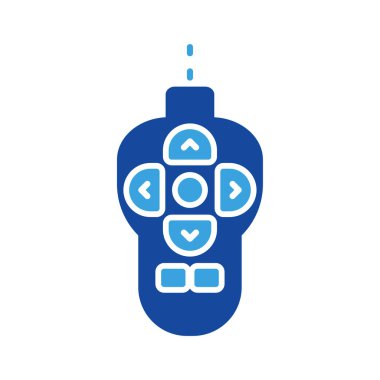 İşaret simgesi vektörü veya logo illüstrasyon kabartma renk biçimi 