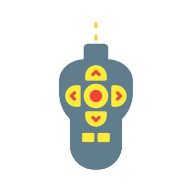 İşaret simgesi vektörü veya logo illüstrasyonu düz renk biçimi    