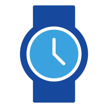 Saat simgesi veya logo illüstrasyon kabartma biçimi