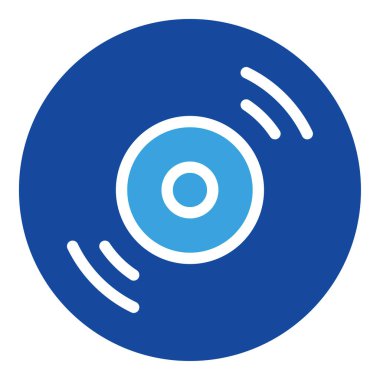 cd simgesi ya da logo illüstrasyon şekli