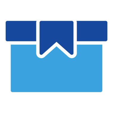 Hediye simgesi ya da logo illüstrasyon şekli