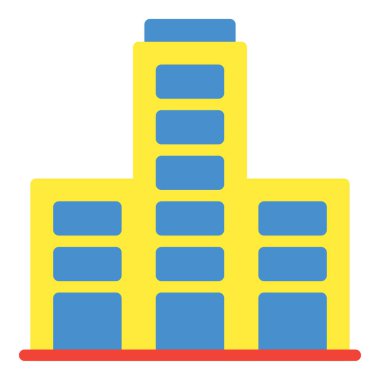 Ofis simgesi veya logo resimleme düz renk