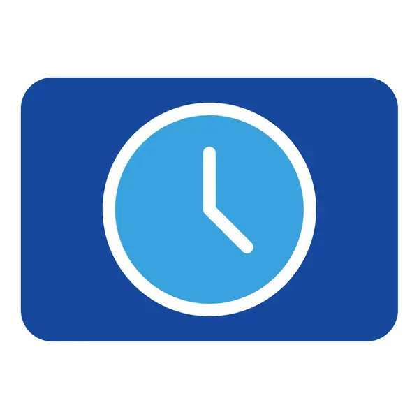 Saat simgesi veya logo illüstrasyon kabartma biçimi