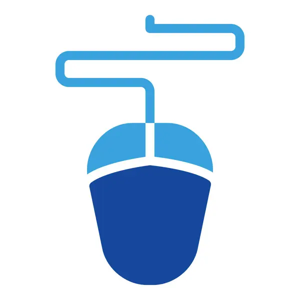 Fare simgesi veya logo illüstrasyon kabartma biçimi