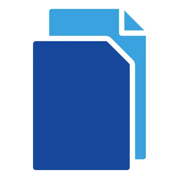 Kağıt simgesi ya da logo illüstrasyon şekli