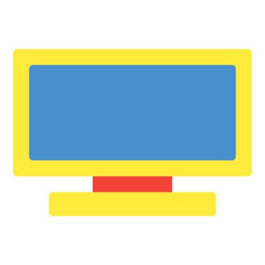 Simge veya logo resimleme düz renk biçimini izle