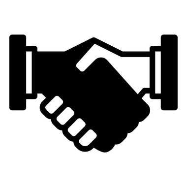 Simge ya da logo illüstrasyon simgesi siyah biçimi