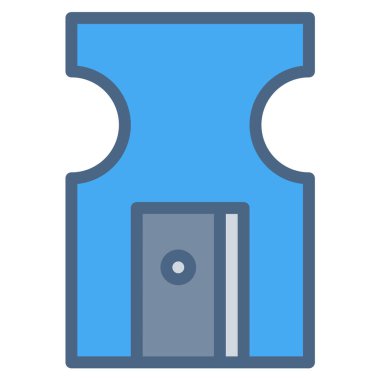 Keskinleştirici simgesi ya da logo illüstrasyonu renk biçimi