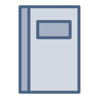 kitap simgesi ya da logo illüstrasyonu renk biçimi