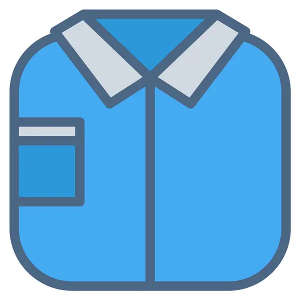 Tişört simgesi veya logo illüstrasyonu doldurulmuş renk biçimi