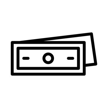 çizgi biçimi para simgesi siyah renk varyasyonlarıyla renklendirilmiş