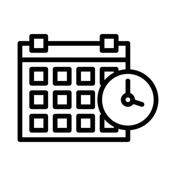 tarih simgesi veya logo illüstrasyon ana hatları siyah