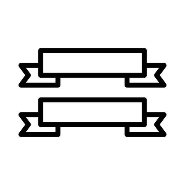 Kurdele simgesi ya da logo illüstrasyon ana hatları siyah