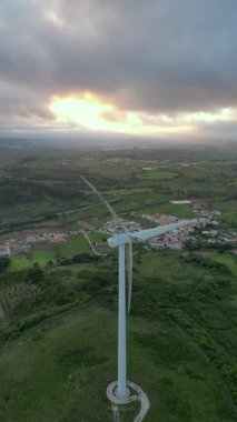 Yel değirmeninin havadan görünüşü