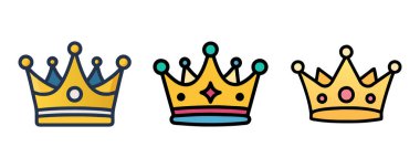 Mücevherleri ve Zarif Tasarımı olan Altın Kraliyet Tacı