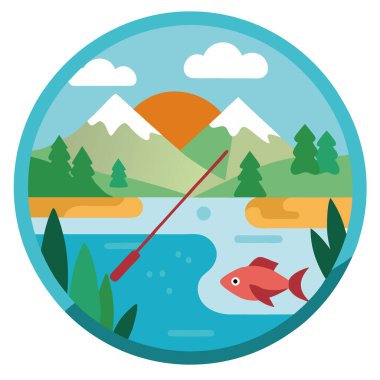 Doğayla çevrili, göze çarpan bir 