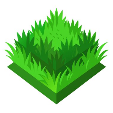 Ayyaş. Canlı yeşil çimen alanı tepede. Doku. Canlı yeşil çimenler. Yapay zeka üretildi. Vektör simgesi