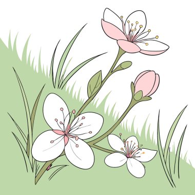 Yüzeye çıkma planı... Fleurs ve Roses 'a eşlik ediyor. Yapay zeka üretildi. Vektör simgesi