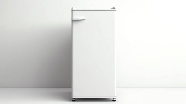 Buzdolabı, beyaz izole arkaplan