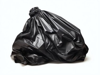 Trash bag, white isolate background clipart