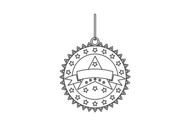 Başarı Rozet simgesi basit özet vektör sanatı siyah beyaz arkaplan