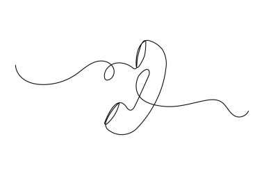 Çevrimiçi iletişim ve dijital teknoloji kavramı için minimalist tarzda akıllı telefon simgesi