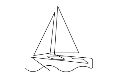 Yelkenli, izole edilmiş ana hatları çizmeye devam ediyor. 