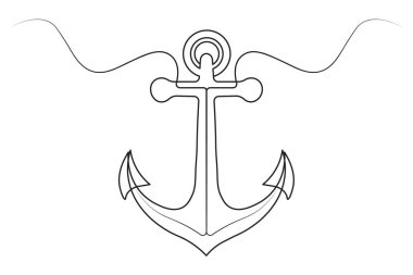 005 Gemi çapa aralıksız tek satır sanat