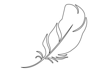 Kuş tüyü aralıksız çizim ve minimalist tasarım