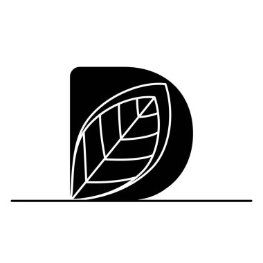 İzole edilmiş ve sürdürülebilirliği olan tek çizgili vektör sanatının ekolojisi