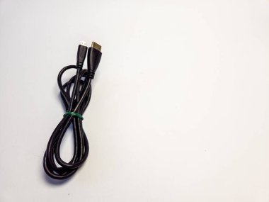 Ethernet LAN kablosu. Beyaz arkaplanda izole