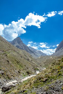 Colorado Vadisi ve Colorado Nehri, Cajon del Maipo, Şili.