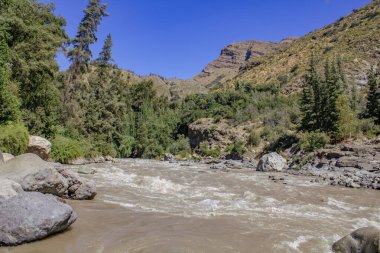 Maipo Nehri, San Alfonso, Cajon del Maipo, Şili